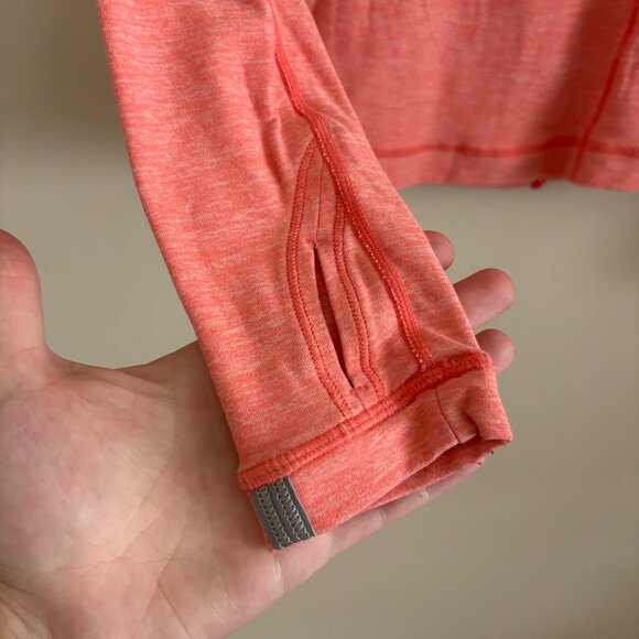 Lululemon Athletic Run Dash Long Sleeve Shirt Salmon Pink Women’s Size 6 - Picture 7 of 9